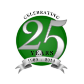 25 years celebrating logo